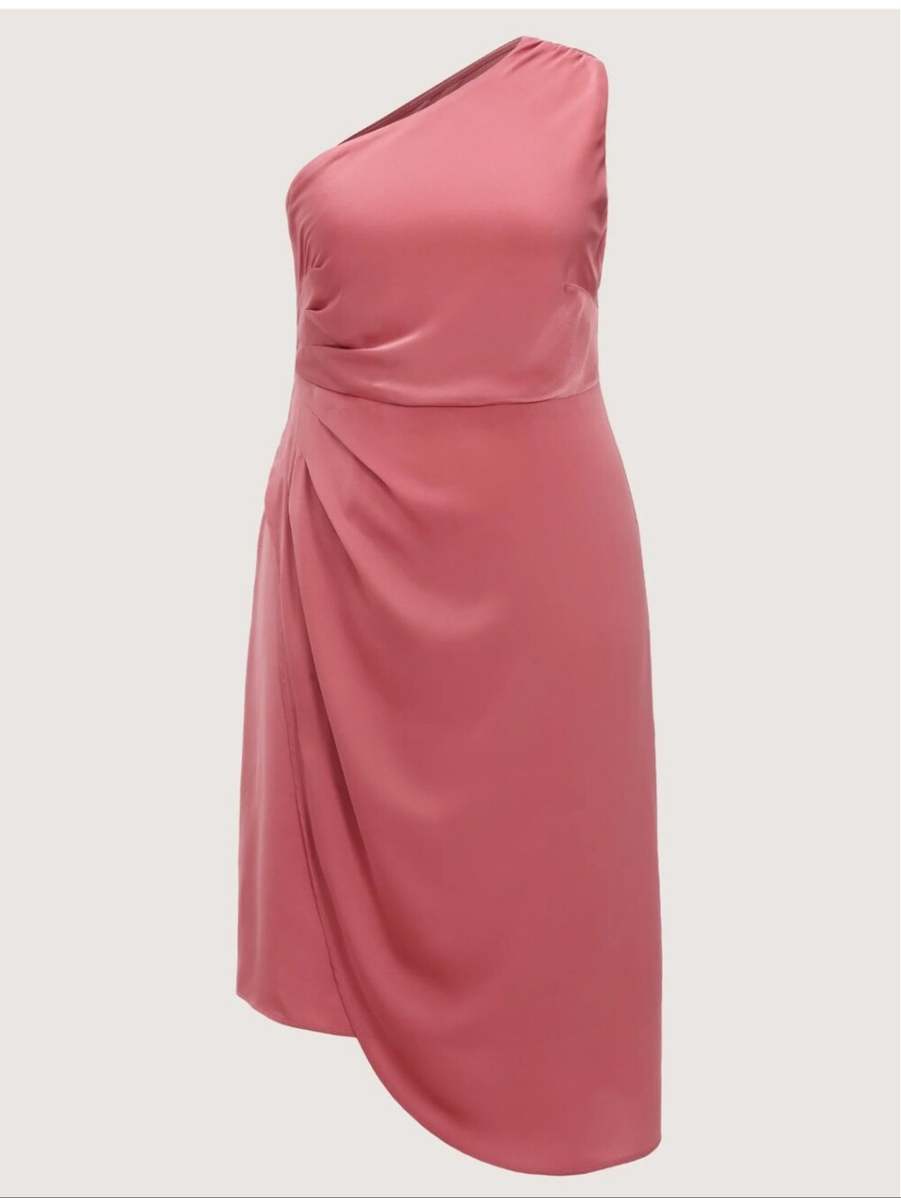 One-Shoulder Draped Dress